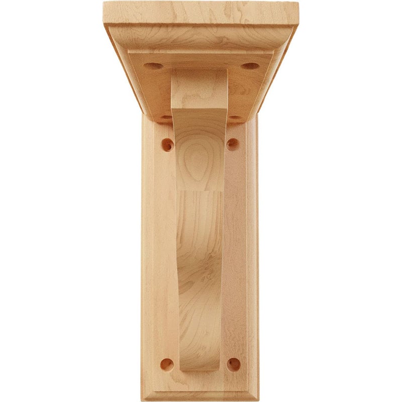 Ekena Millwork BKT03X07X09HARO Hamilton Traditional Wood Brackets, 3 1/2""W x 7""D x 9""H , Red Oak - Image 2